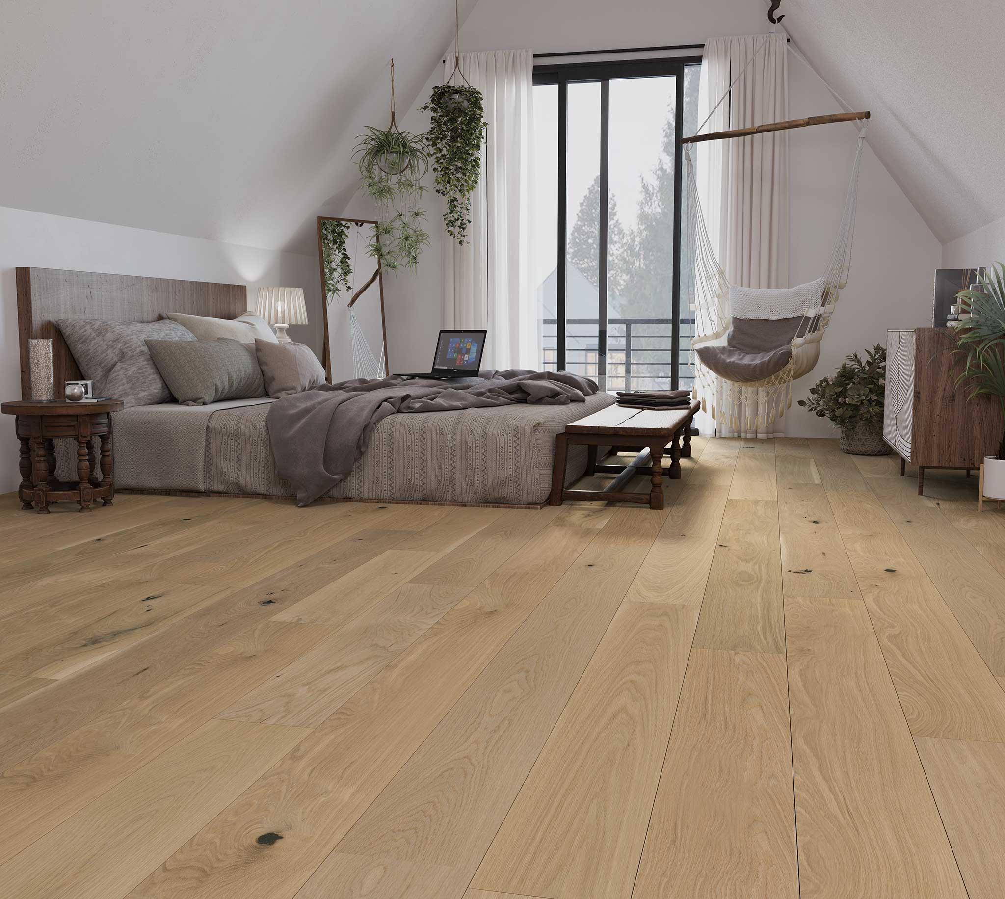 Engineered Hardwood White Oak 5 1/8″ Flex 19 Character Raw Engineered Hardwood 3 Hardwood - White Oak 5 1/8" Flex 19 Character Raw | Giant Commercial Flooring