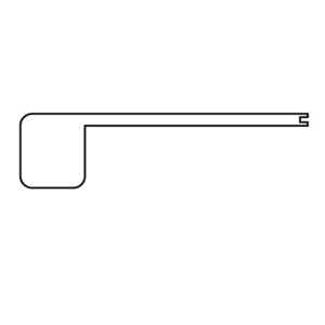 Accessories VV COREtec Flush Stair Nosing – Square Accessories Accessories - Richmond Flush Square Stair Nosing | Giant Commercial Flooring