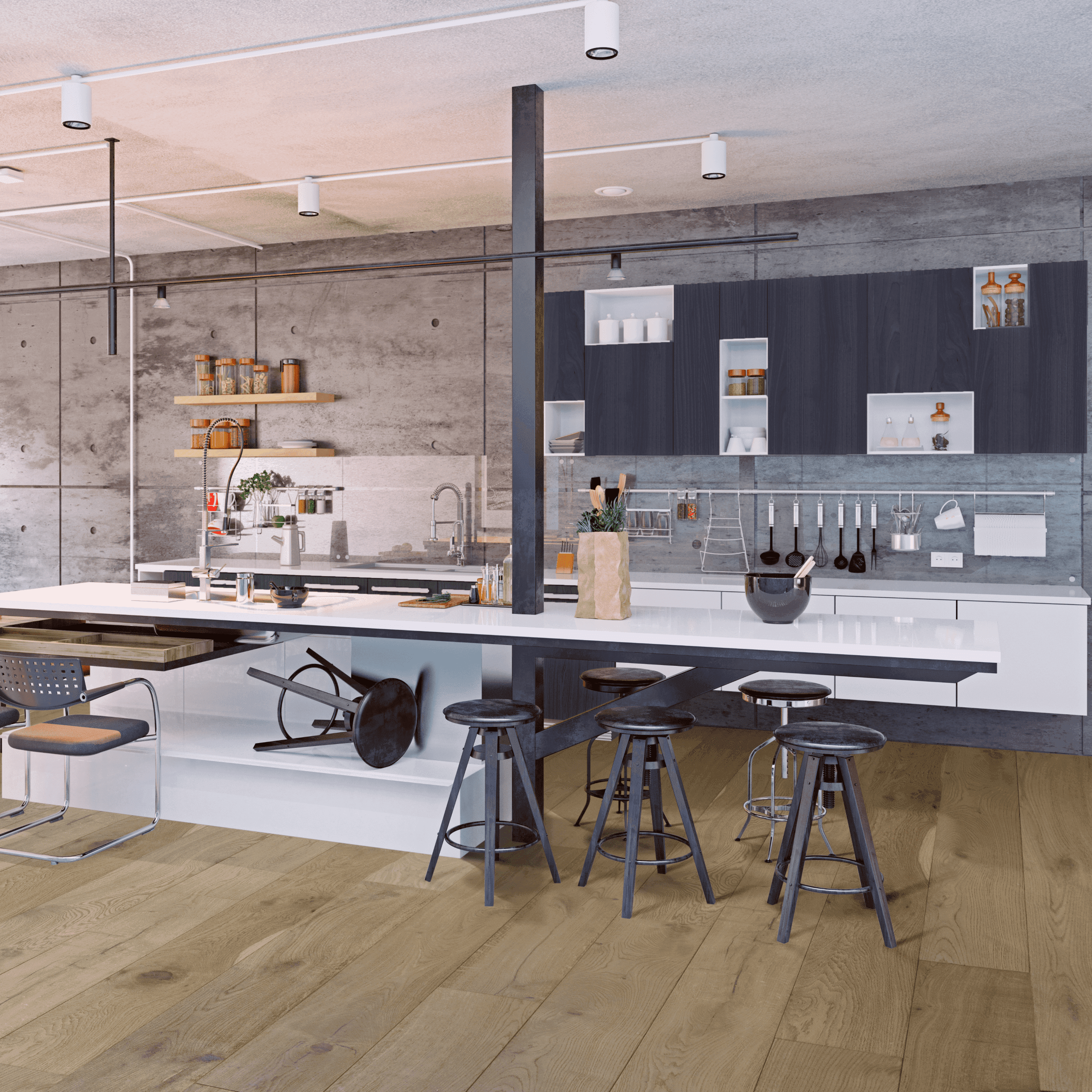 Twelve Oaks Master Artisan White Oak Tanner Engineered Hardwood 2 Twelve Oaks - Master Artisan White Oak Tanner | Giant Commercial Flooring