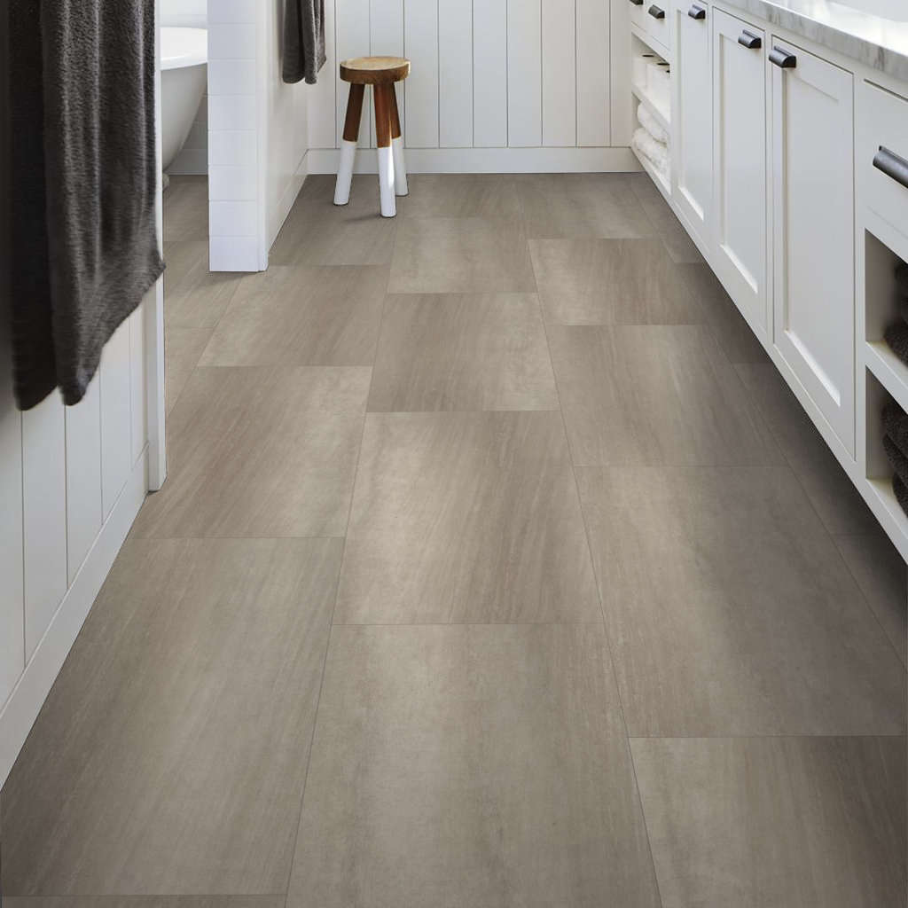 Floorte Paragon Tile Plus Ash Floorte 2 Luxury Vinyl Tile - Paragon Tile Plus Pebble | Giant Commercial Flooring
